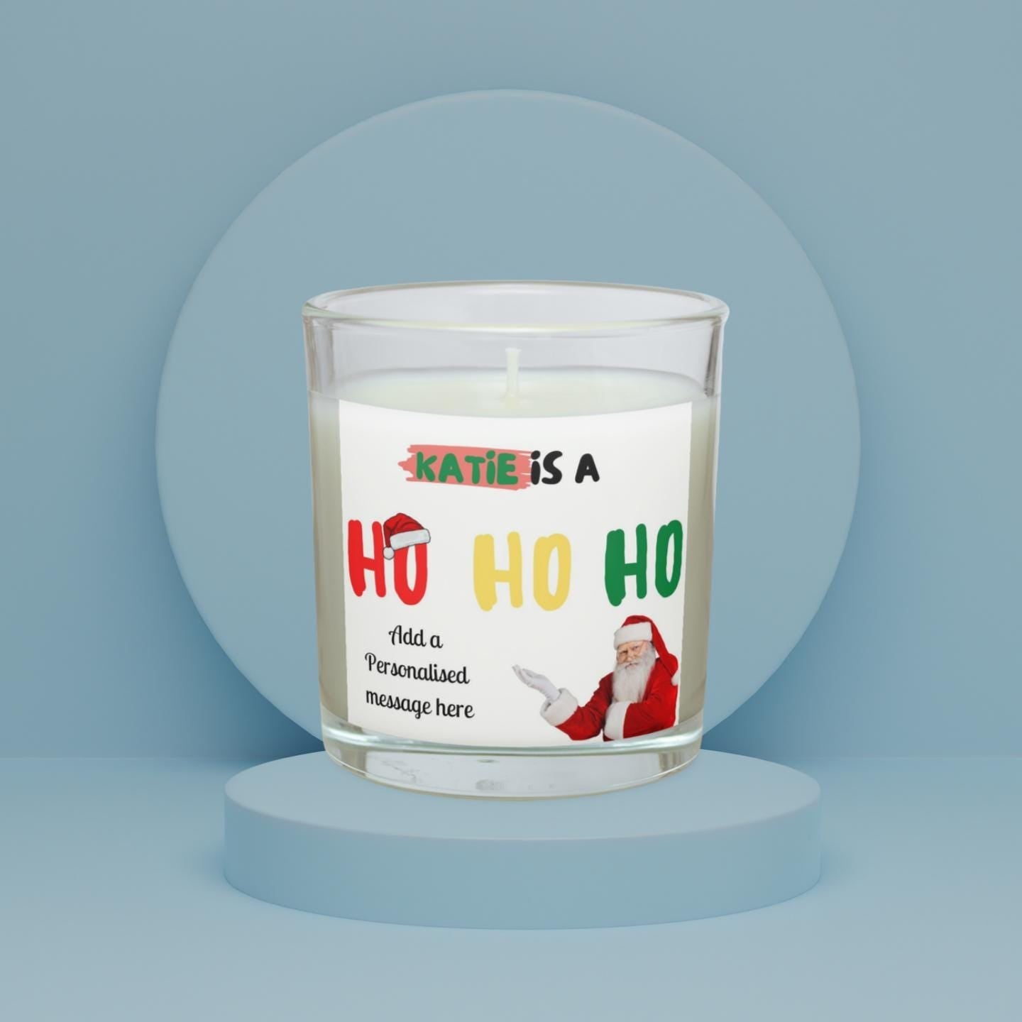 Funny Christmas Message Personalised Candle | Adult Christmas Gift | Christmas Girlfriend | Secret Santa Gift | Funny Rude Christmas Gift Etsy