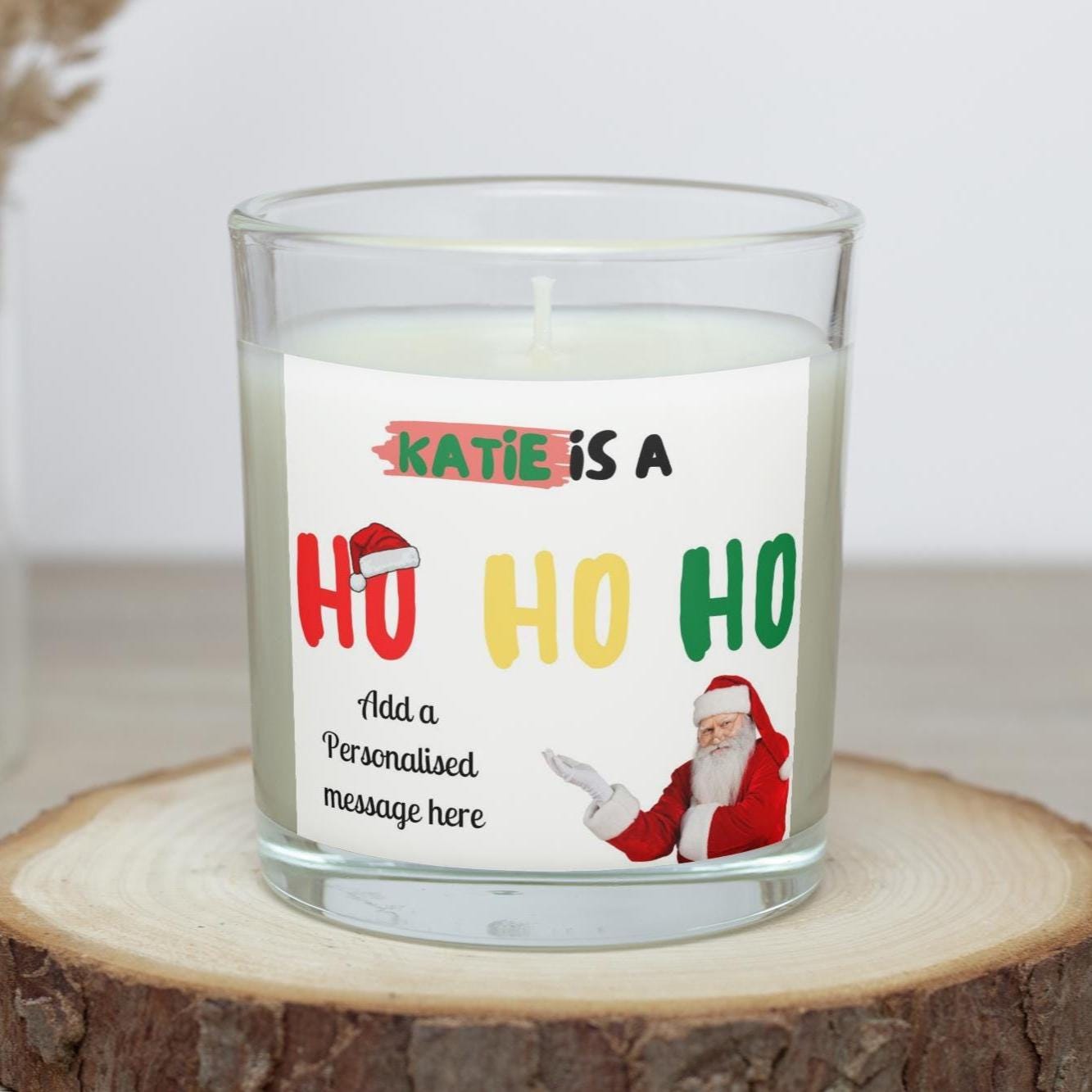 Funny Christmas Message Personalised Candle | Adult Christmas Gift | Christmas Girlfriend | Secret Santa Gift | Funny Rude Christmas Gift Etsy