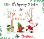 It's beginning to look a lot like Christmas | Personalised Candle | Festive Gift | Nearly Christmas Gift | Name Message Christmas Gift Etsy
