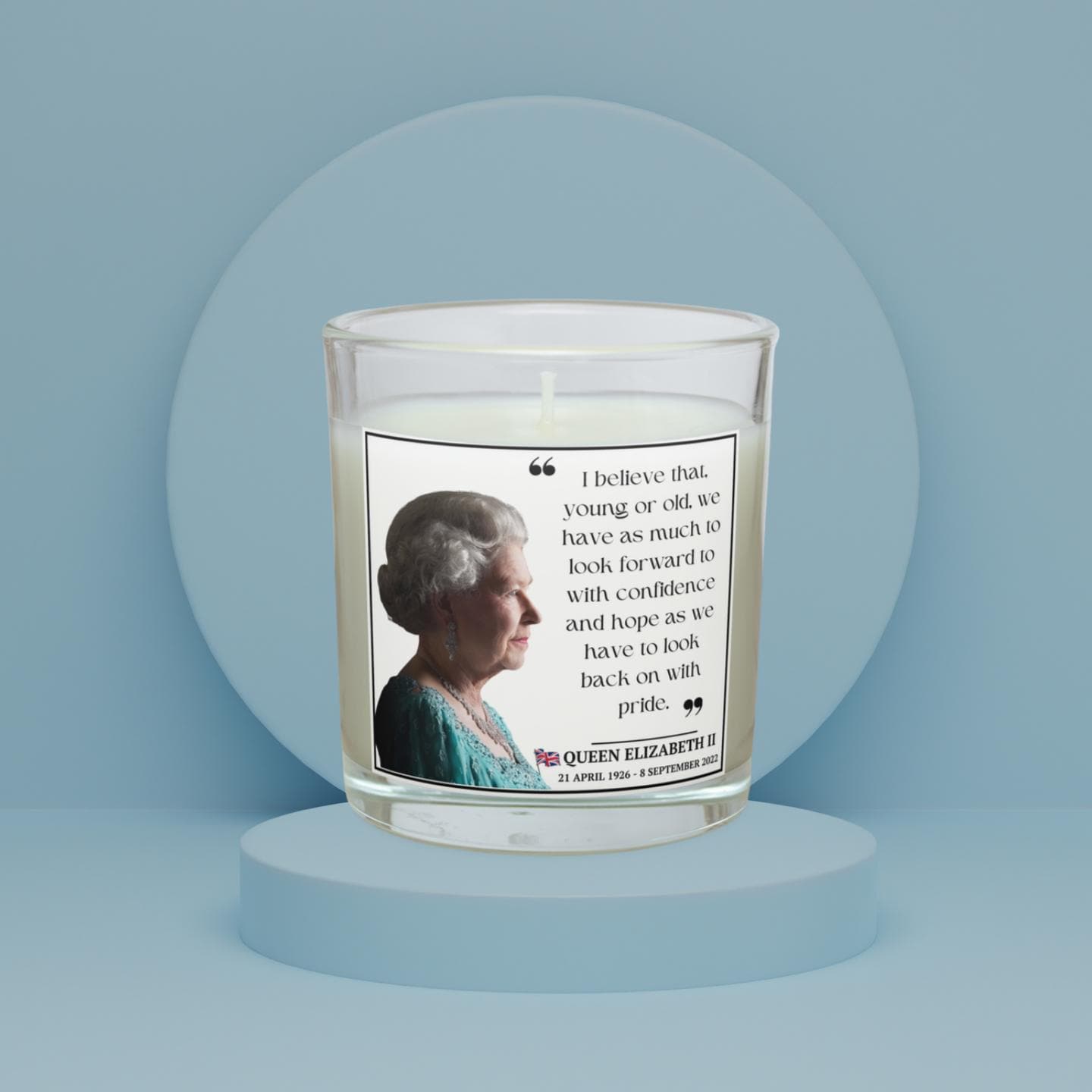 Queen Elizabeth II Quote Personalised Candle | In Memory of Queen Elizabeth Gift | Royal Tribute Candle | Queen Elizabeth Monarch Candle Etsy