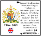 Queen Elizabeth II Memorial Quote Personalised Candle | Royal Tribute Gift | British Royal Family Gift | Regal Coat of Arms Message Candle Etsy