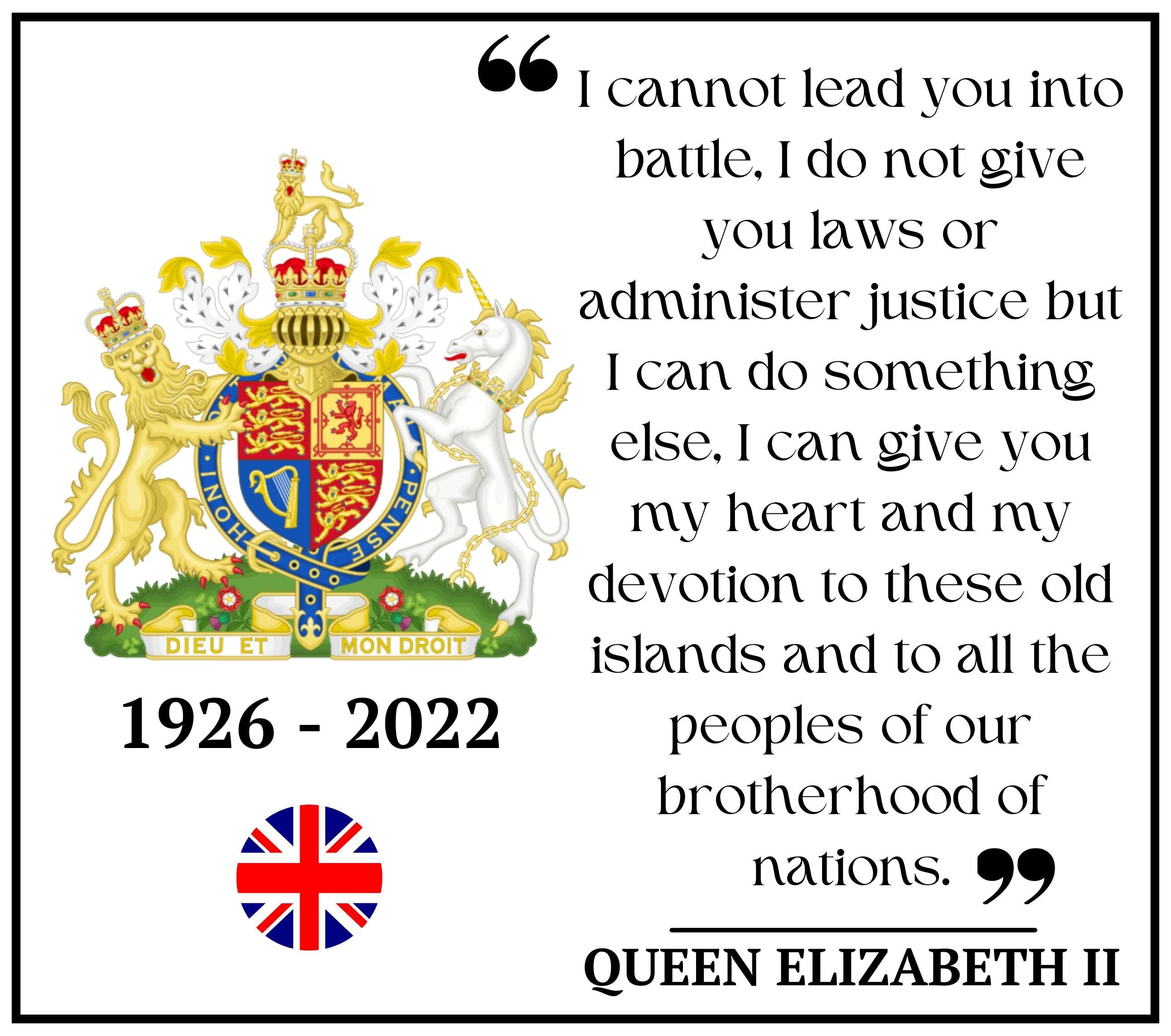 Queen Elizabeth II Memorial Quote Personalised Candle | Royal Tribute Gift | British Royal Family Gift | Regal Coat of Arms Message Candle Etsy