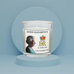 Queen Elizabeth II Personalised Candle | Royal Tribute Candle | Memorial Keepsake with Portrait & Crown Emblem | Regal Gift for Royal Fans Etsy