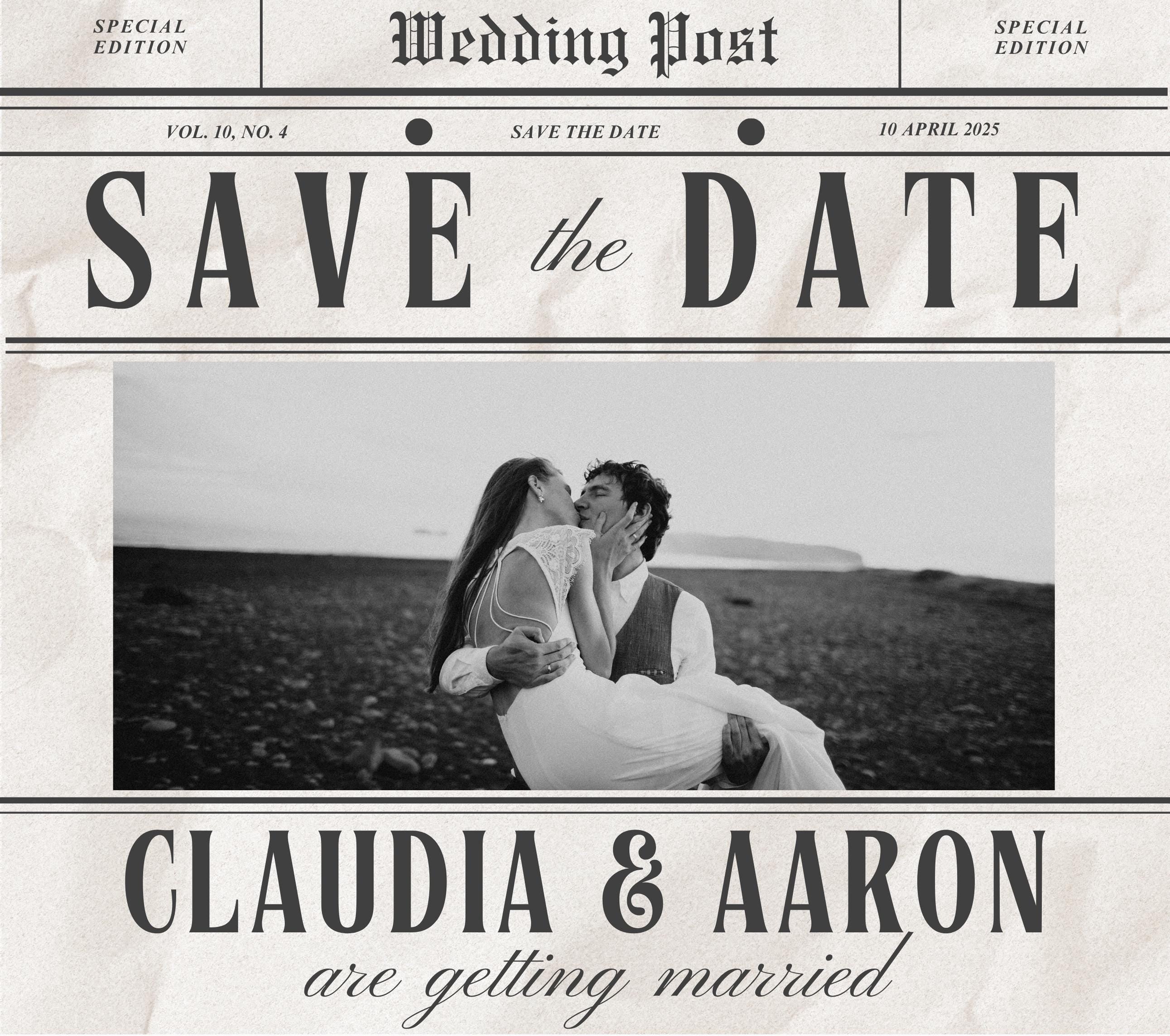 Save the Date Wedding Personalised Candle | Wedding Invitation Photo Message Gift | Novelty Upcoming Wedding Candle | Any Date & Message Etsy