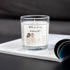 Will You Be My Bridesmaid Personalised Candle | Bridal Party Décor | Maid Of Honour Proposal | Custom Bridal Party Gift | Bridesmaid Gift Etsy