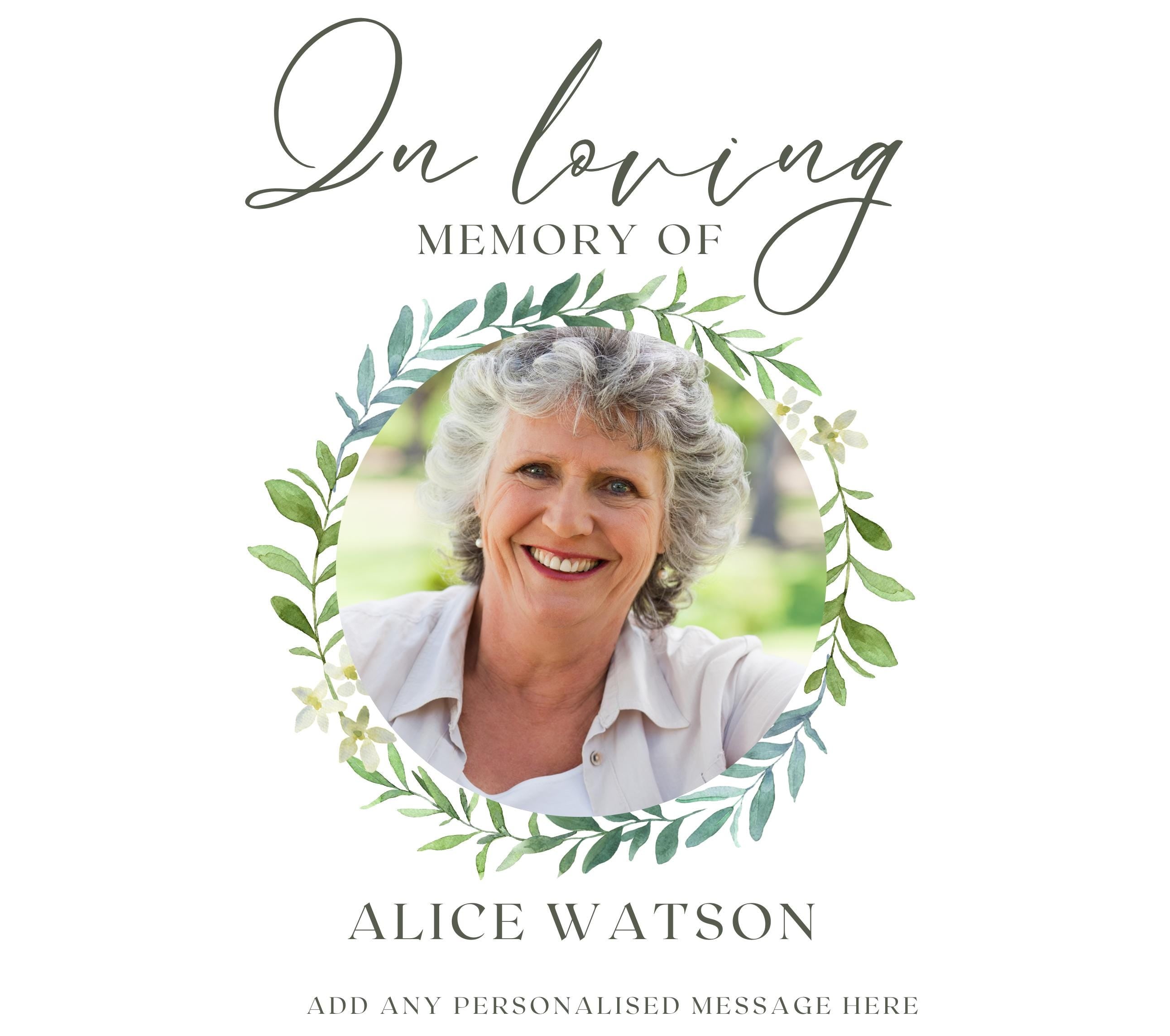 In Loving Memory Personalised Candle with Photo & Message | Remembrance Candle with Name, Dates | Sympathy Gift | Memorial Tribute | RIP Etsy