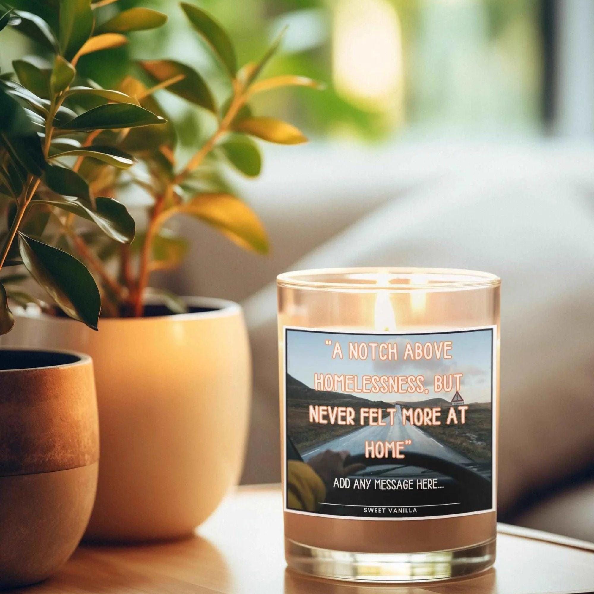 Vanlife Campervan Quote Personalised Candle | Motorhome Quote | Vanlife Decor | Vanlife Quote | Van Conversion | Campervan Life | Travel Etsy