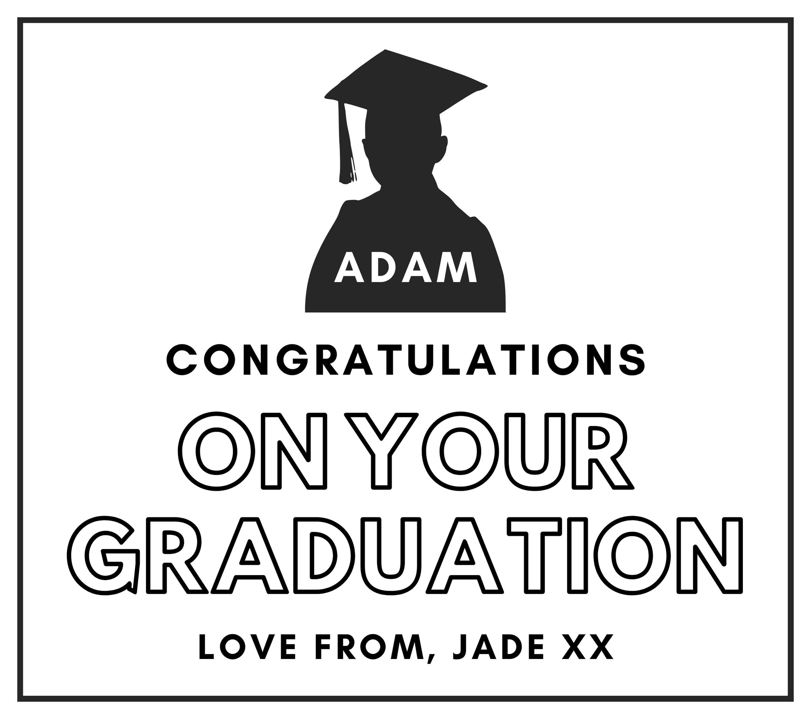 Graduation Congratulations Personalised Candle | Gifts for Graduation | Student Gifts | University Gifts | Congratulations Graduation Gifts Etsy