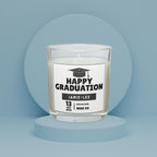 Happy Graduation Personalised Candle | Gifts for Graduation | Gifts for University | Degree Gifts | Student Gifts | Graduation Message Gift Etsy