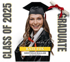 Graduation Photo Message Personalised Candle | Best Graduation Gifts | Custom Graduation Photo Keepsake | University Graduation Photo Gift Etsy