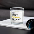 Happy Fucking Birthday Personalised Candle | Funny Happy Birthday Gift | Rude Adult Birthday Gift | Custom Name Message Funny Happy Birthday Etsy