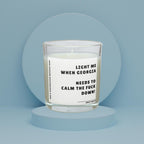 Funny Calm the Fuck Down Personalised Candle | Funny Gift for Friend | Novelty Calm Down Funny Candle | Funny Work Friend | Mum | Sister Etsy
