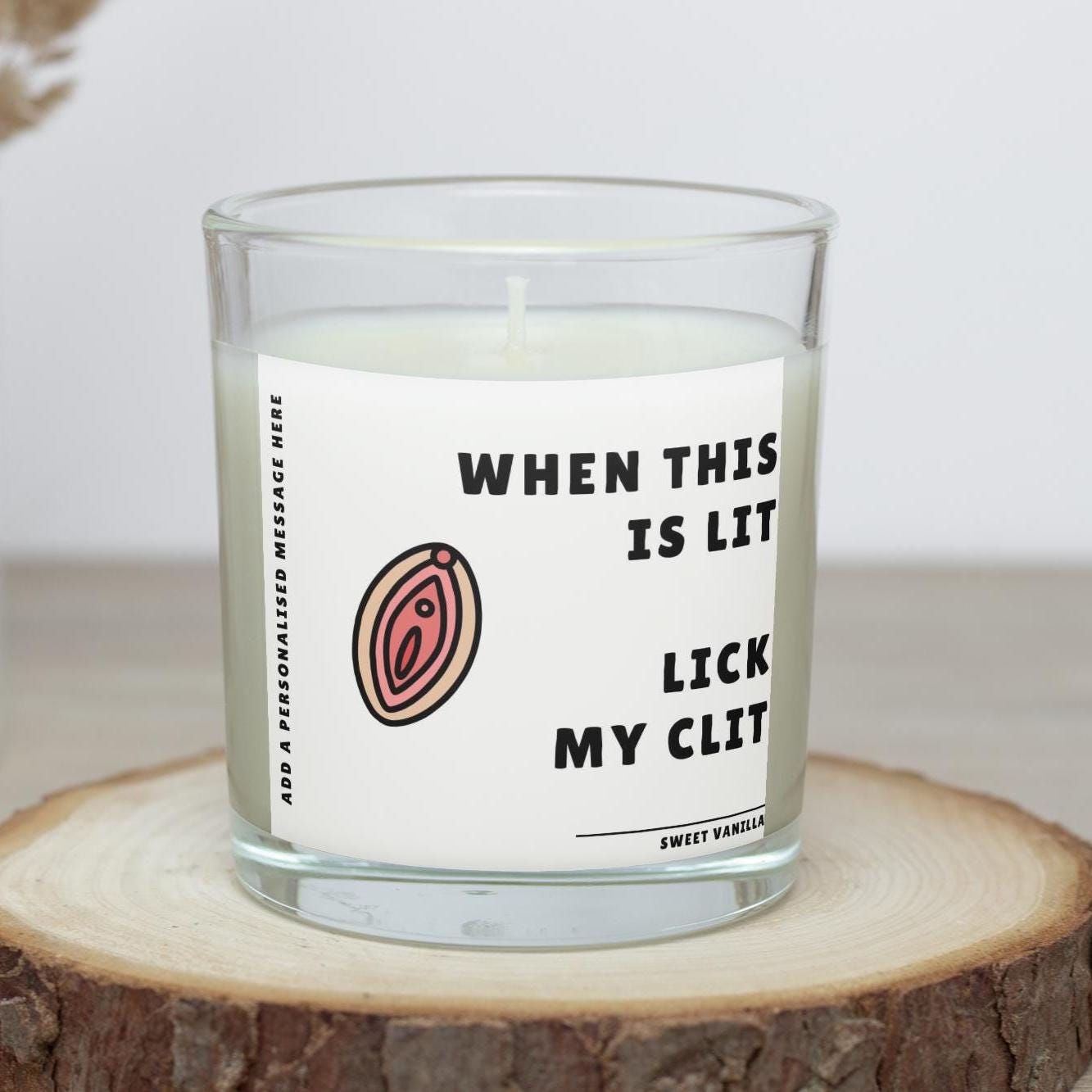 Rude Adult Novelty Personalised Candle | Rude Gifts for Adults | Custom Message Relationship Gift | Valentines Candle | Funny Couples Gift Etsy