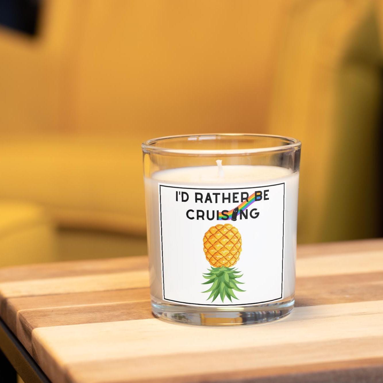 Funny Gay Cruising Personalised Candle | Novelty Gay Cruising Gift | Gay Dogging | Novelty Gift for Gays | Fun Custom Gay Gift | Rude Gay Etsy