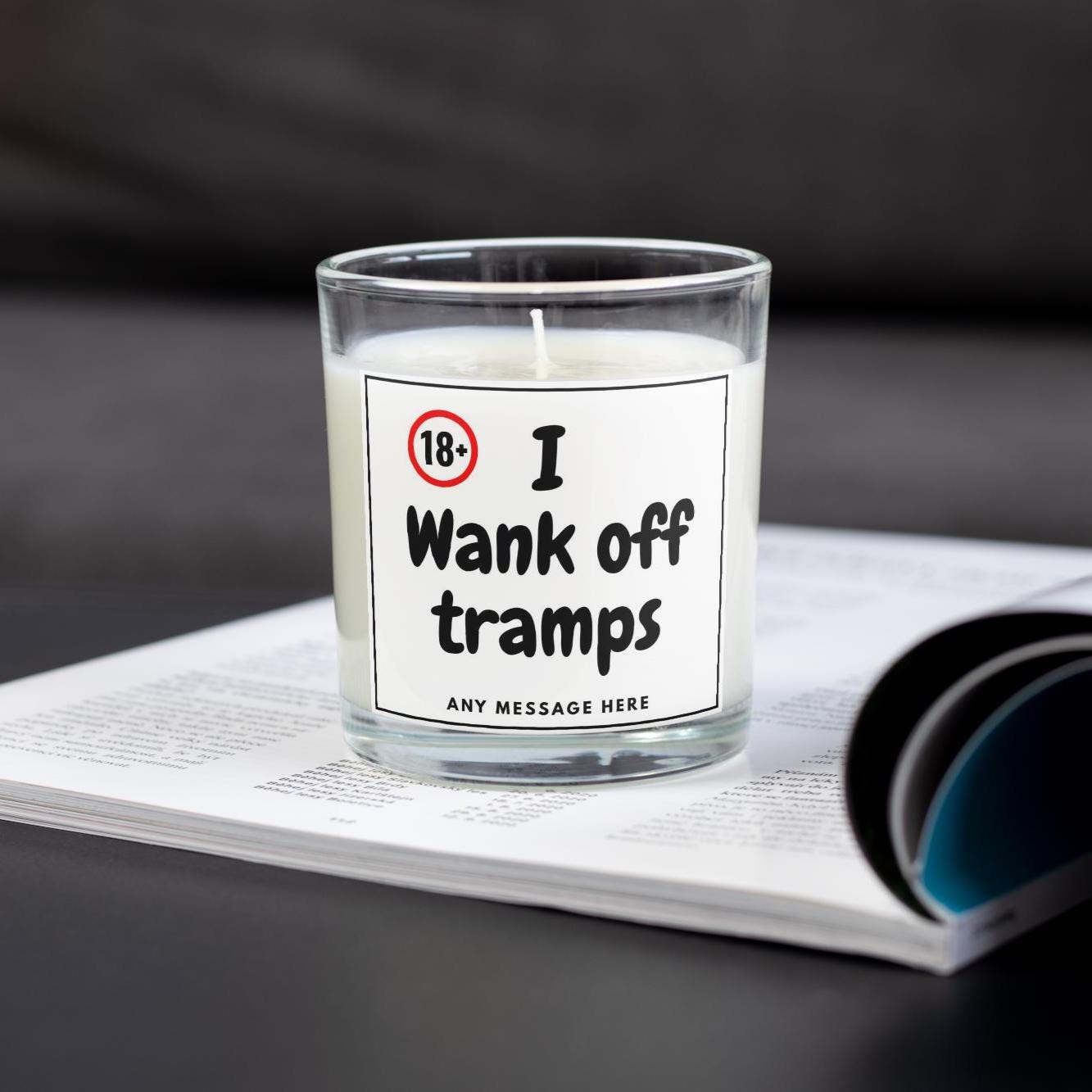 Funny Rude Adult Joke Personalised Candle | Funny Gift for Co Worker | Novelty Friend Joke Gift | Secret Santa | Funny Rude Adult Joke Gifts Etsy