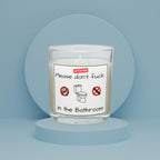Funny No Sex in the Bathroom Personalised Candle | Funny Housemate Gift | House Party Décor | Cheeky Adult Humour | Funny House Rules Gift Etsy