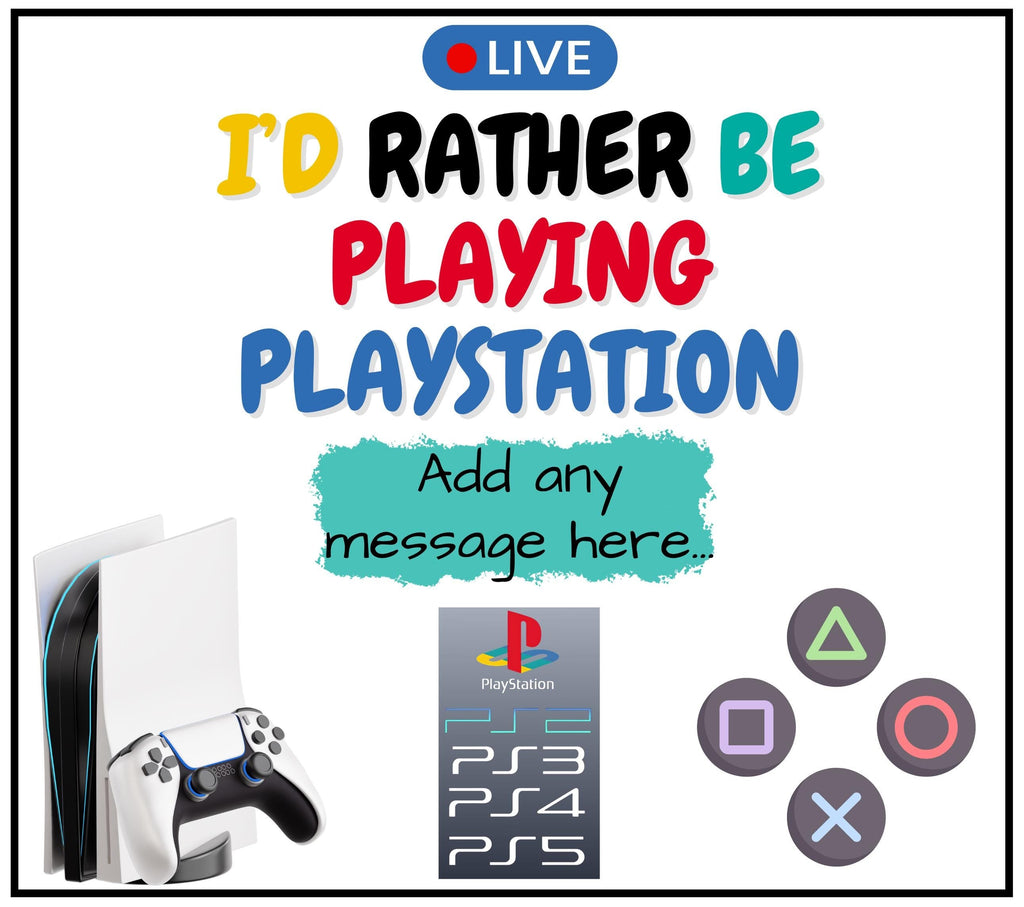 PlayStation Gaming Gift | PlayStation Personalised Candle | Gift for PlayStation Gamers | PS5 Gaming Gift | PS Console Gift | Gamer Message Etsy