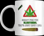 Personalised Stoner Mug | Funny Weed Gift for Him | Custom Name Stoner Mug | Novelty Gift | Personalised Mug | Cannabis Gift | Secret Santa Etsy