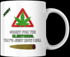 Personalised Stoner Mug | Funny Weed Gift for Him | Custom Name Stoner Mug | Novelty Gift | Personalised Mug | Cannabis Gift | Secret Santa Etsy