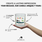 Thank You Teacher Personalised Candle | Gift for Teacher | Thank You Teacher Gift | Teacher School Gift | End of Year Teacher Appreciation Etsy