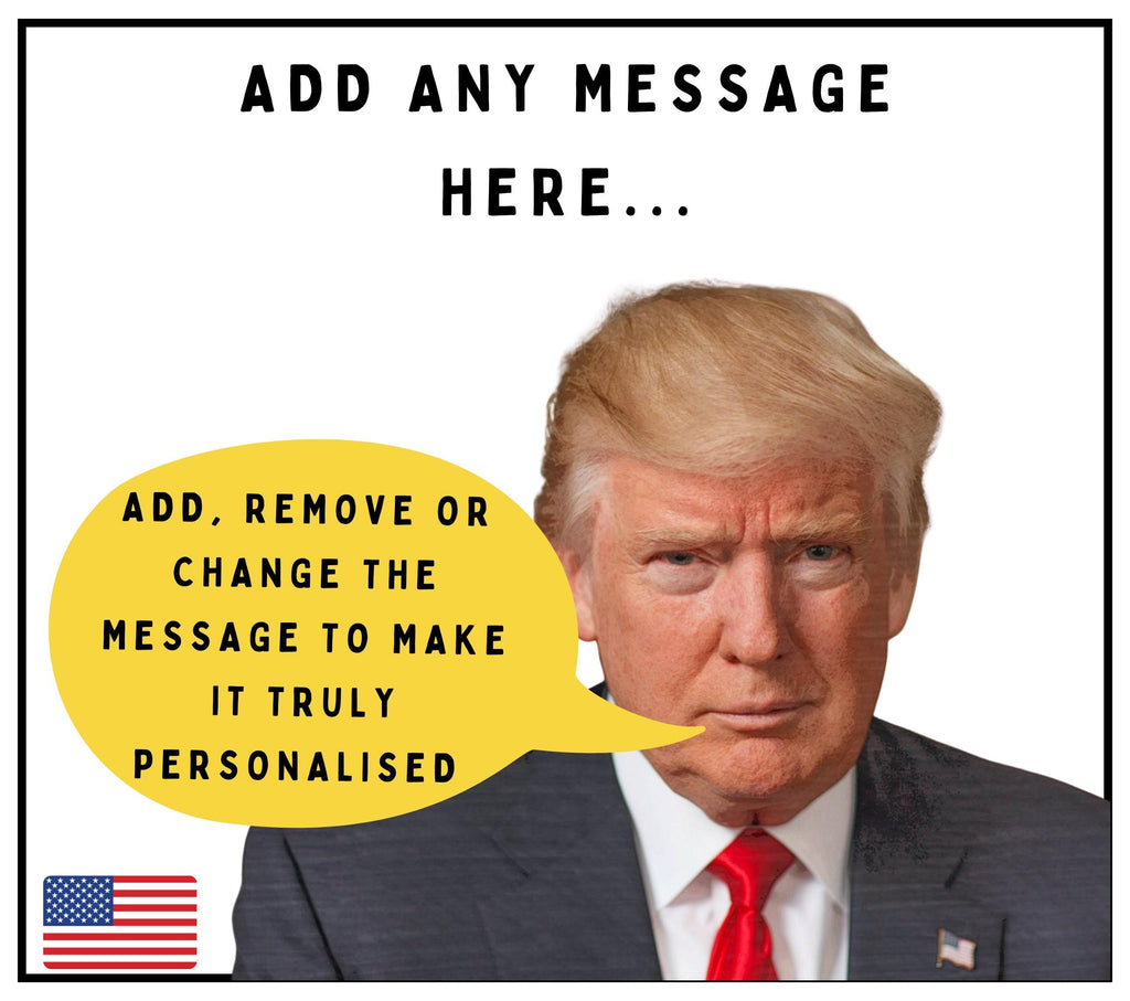 Donald Trump Personalised Candle | Funny Donald Trump Gift | President Trump Message Candle | Donald Trump Fan Gift | Secret Santa Candle Etsy