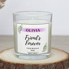 Friends Forever Personalised Candle Gift | Friendship Candle | Meaningful Gift for Friend | Forever Gift | Best Friend Gift | Name Message Etsy