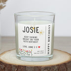 Happy Birthday Name Message Personalised Candle Gift | Birthday Message Gift | Birthday Candle Gift | Custom Birthday | Any Age, Any Message Etsy