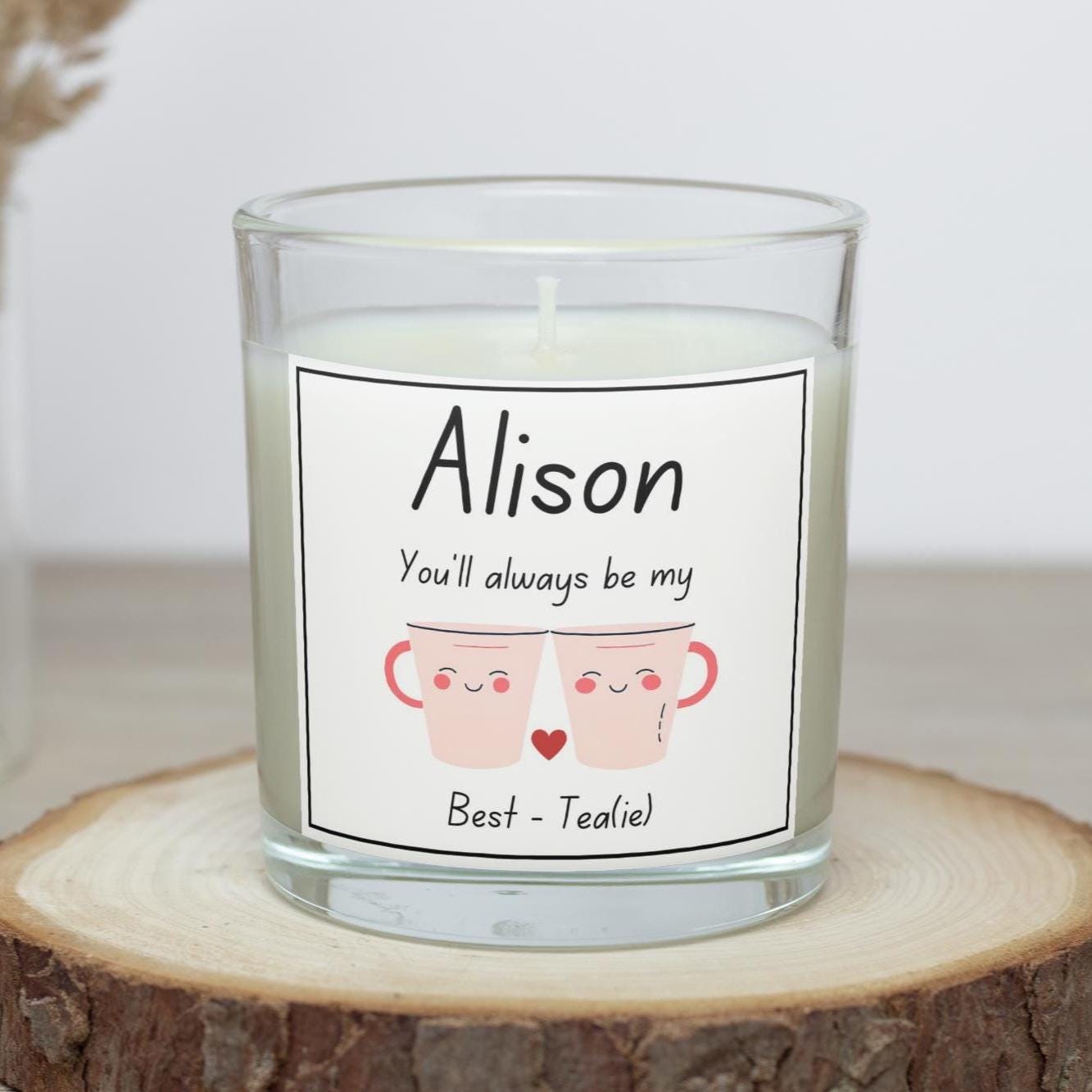 Best Friend Novelty Personalised Candle Gift | Funny Friend Pun Candle Gift | Friend Name Personalised Candle | Friendship Appreciation Gift Etsy