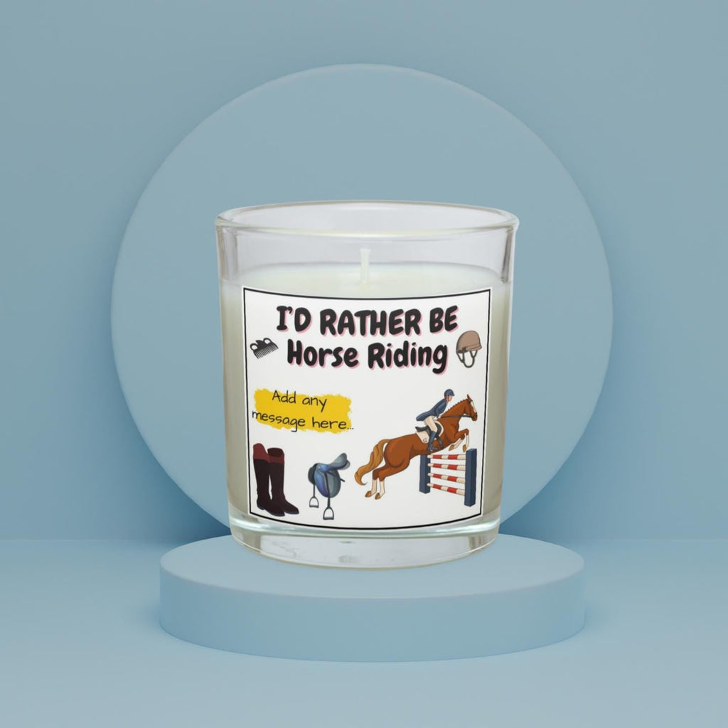 Rather Be Horse Riding Personalised Candle | Horse Lover Gift | Equestrian Candle Gift | Custom Horse Rider Gift | Funny Horse Rider Gifts Etsy