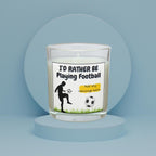 Rather Be Playing Football Personalised Candle | Football Player Gift | Custom Football Player Gift | Football Birthday Gift | Secret Santa Etsy