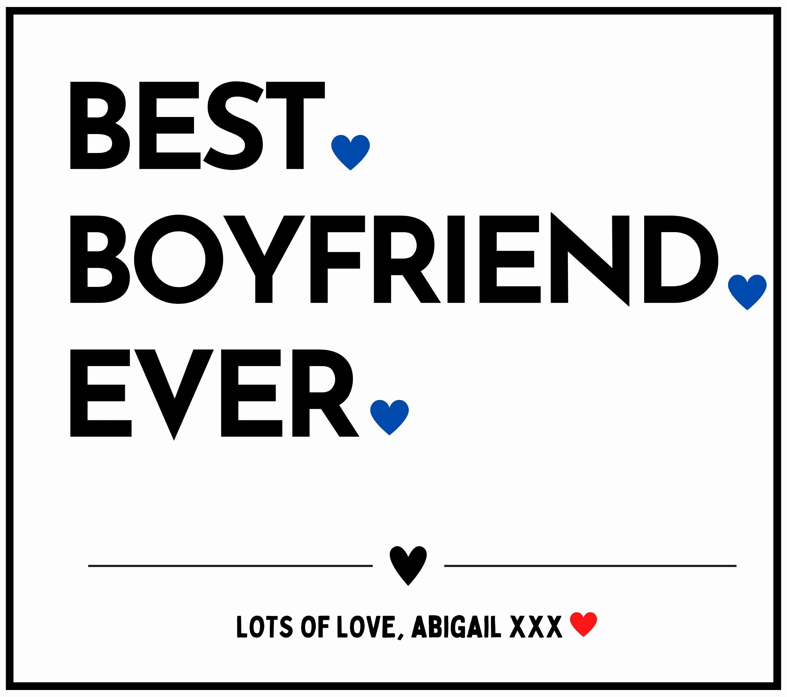 Best Boyfriend Ever Personalised Candle Gift | Gift for Boyfriend | Boyfriend Anniversary Candle | Gift for Husband | Boyfriend Message Gift Etsy