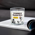 Rather Be Mountain Biking Personalised Candle | Mountain Biker Gift | Gift for Cyclist | Trail Rider Message Gift | Secret Santa | Birthday Etsy