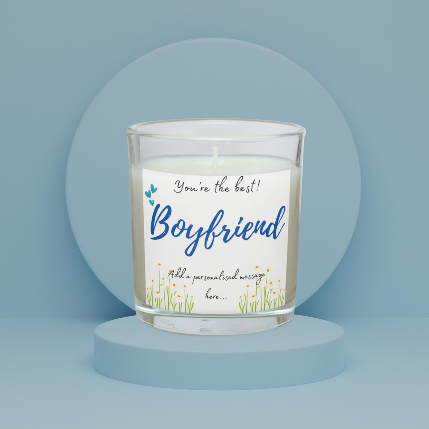 You're the Best Boyfriend Personalised Candle Gift | Best Boyfriend Candle | Thoughtful Gift for Boyfriend | Best Husband Gift | One I Love Etsy