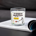 Rather Be Playing Cricket Personalised Candle | Cricket Player Gift | Custom Cricket Message Candle | Cricketers Joke Gift | Secret Santa Etsy