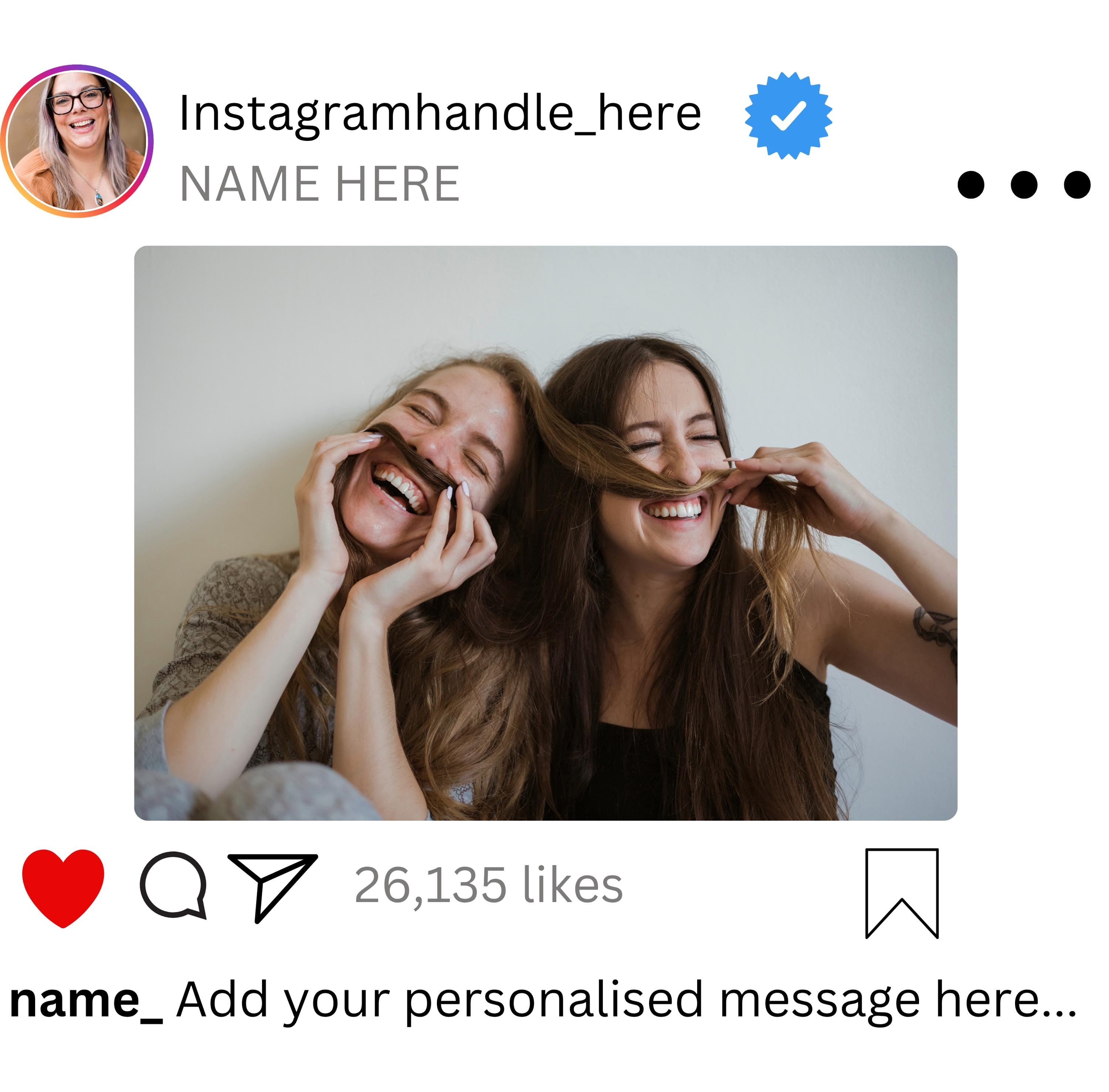 Personalised Instagram Mug | Custom Insta Post Design | Funny Social Media Gift | Instagram Gift | Novelty Mug | Gift | Personalised Mug Etsy