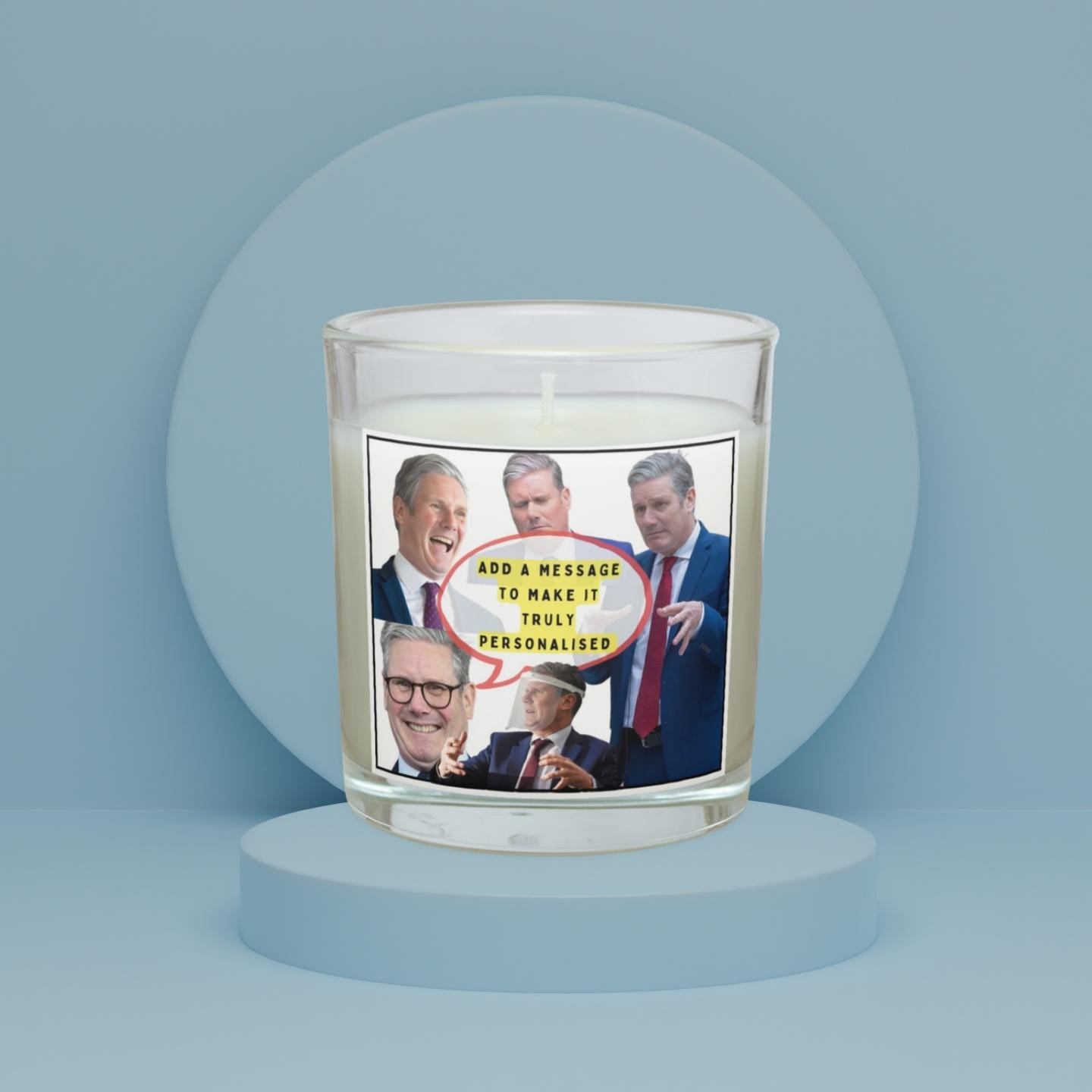 Funny Keir Starmer Personalised Candle | Keir Starmer Gift | Custom Message Candle Gift Novelty British Politics | Funny British Politics Etsy