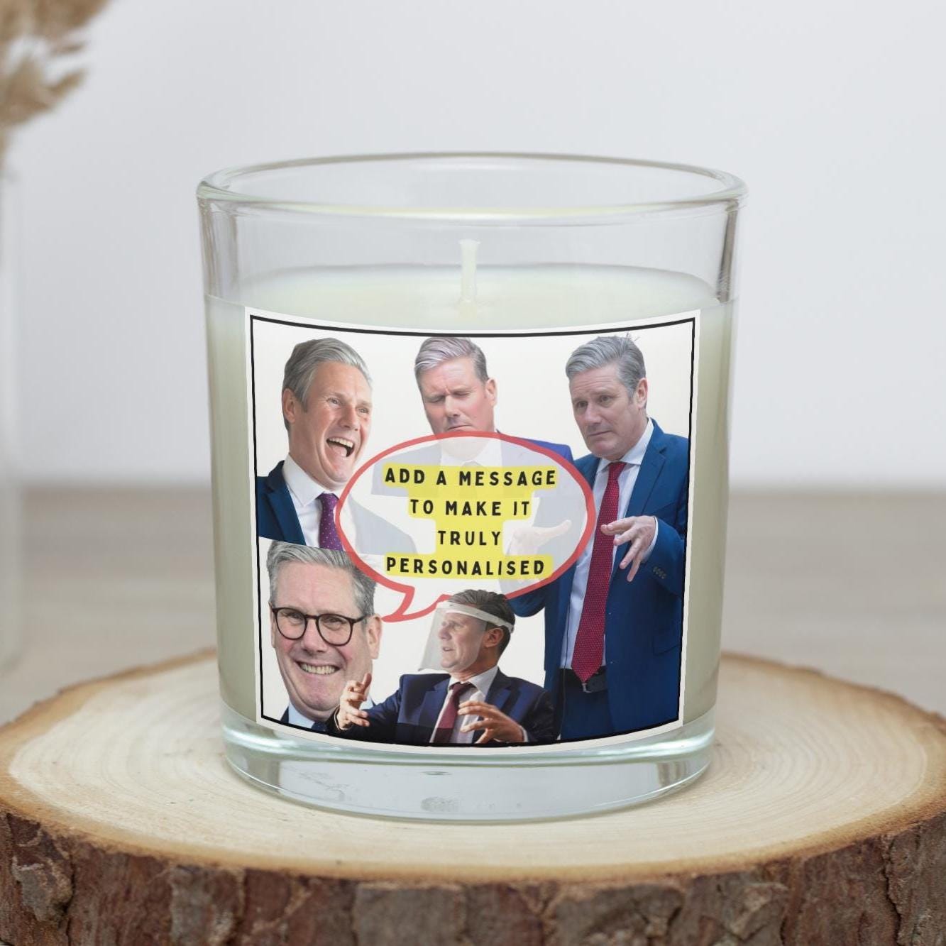 Funny Keir Starmer Personalised Candle | Keir Starmer Gift | Custom Message Candle Gift Novelty British Politics | Funny British Politics Etsy