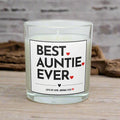 Best Auntie Ever Personalised Candle Gift | Favourite Aunty Gift | Auntie Message Candle | Thank You Auntie Gift | Auntie Birthday Candle Etsy