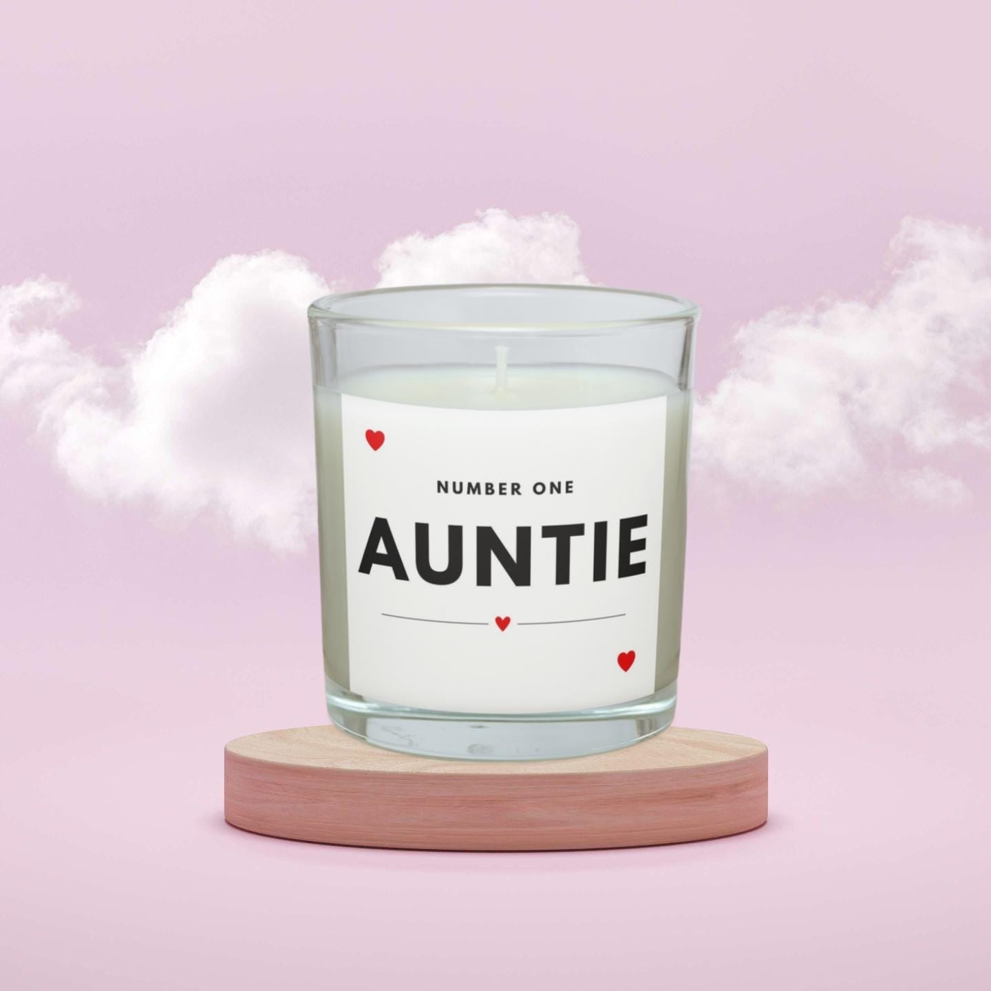 Number One Auntie Personalised Candle | Number 1 Aunty Gift | Best Auntie Candle Gift | Favourite Auntie | Love You Aunt | Personalised Gift Etsy