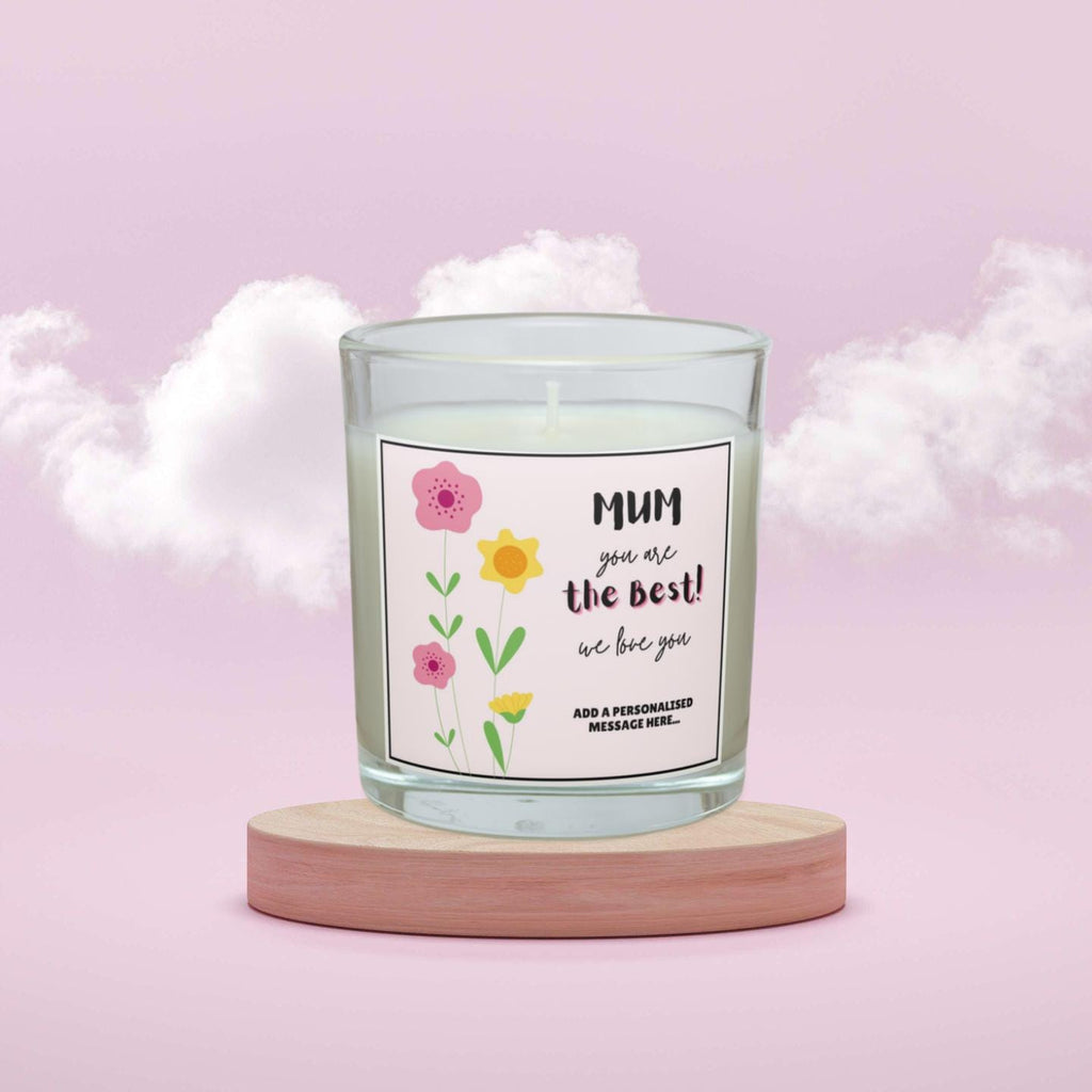 Mum you are the Best Personalised Candle | Gifts for Mum | Best Mum Gifts | Mum Flower Message Candle | Mum Birthday Gifts | Mum Christmas Etsy