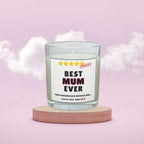 Best Mum Ever 5 Stars Award Personalised Candle Gift | Gift for Mum | Novelty Funny Gift for Mum | Funny Mum Rating Candle | Five Star Mum Etsy