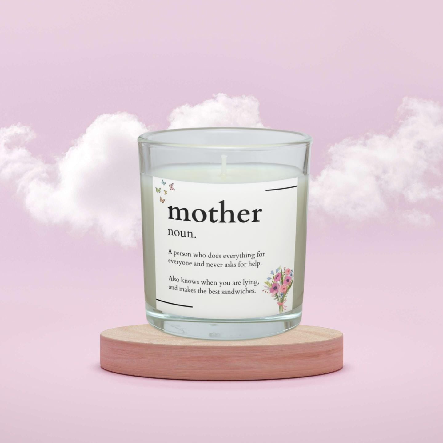 Mother Noun Personalised Candle | Mum Noun Gift Etsy