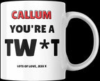 Personalised Mug | Funny Rude Gift | Custom Name | Sarcastic Gift | Sweary Gift | Novelty Mug | Personalised Gift | Personalised Name Gift Etsy