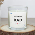 Number One Dad Personalised Candle | Number 1 Dad Gift | Dad Message Candle | Thoughtful Dad Gift | Dad Birthday Gift | From Son Daughter Etsy