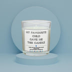 My Favourite Child Gave Me This Candle | Gifts for Dad | Dad Message Candle | Best Dad Gift | Favourite Son Daughter | Funny Dad Candle Gift Etsy