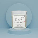 Dad Message Personalised Candle Gift | Any Message Dad Gift | Dad Birthday | Father's Day Gifts | Dad Appreciation Message | Dad Candle Gift Etsy