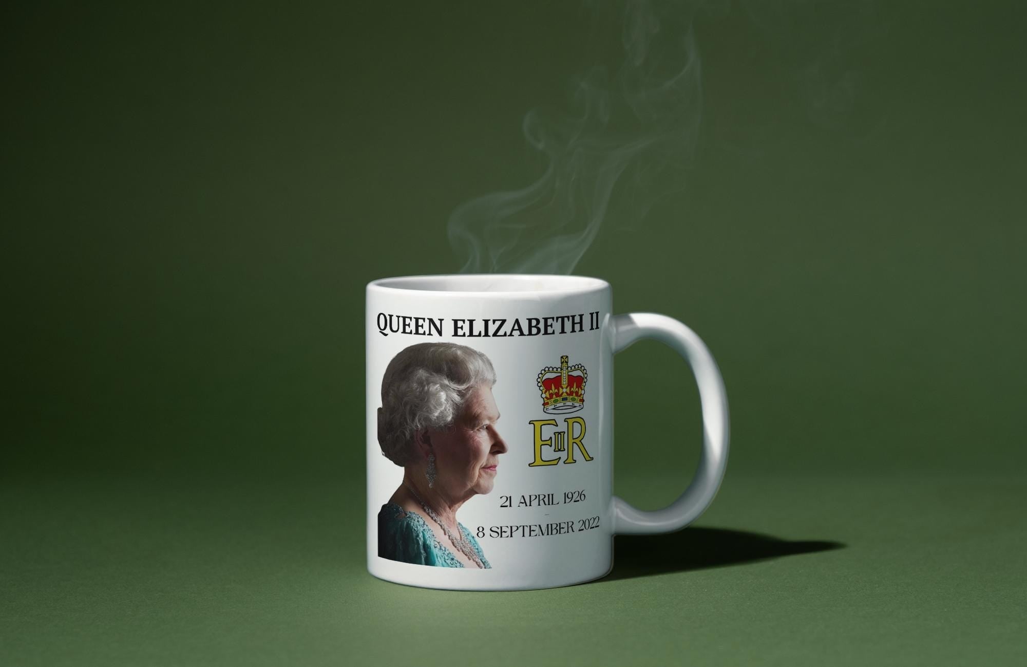 HM Queen Elizabeth II Memorial Mug | Queen Tribute | Royal Gift | Commemorative Keepsake | Patriotic Gift | Novelty Mug | Royal Family Etsy
