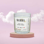 Happy Birthday Nanna Personalised Candle | Any Age Nanna Birthday Candle | Custom Birthday Message Gift for Nan | Grandma Birthday Candle Etsy