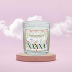 Nanna Message Personalised Candle Gift | Gift for Nanna | Nanna Flowers Message Gift | Nanna Christmas Gift | Nanna Custom Birthday Present Etsy