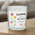 Grandma You're the Best Personalised Candle | Best Grandma Gift | Grandma Flowers Gift | Grandma Message Candle | Grandma Birthday Gifts Etsy